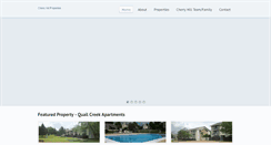 Desktop Screenshot of cherry-hill-properties.com